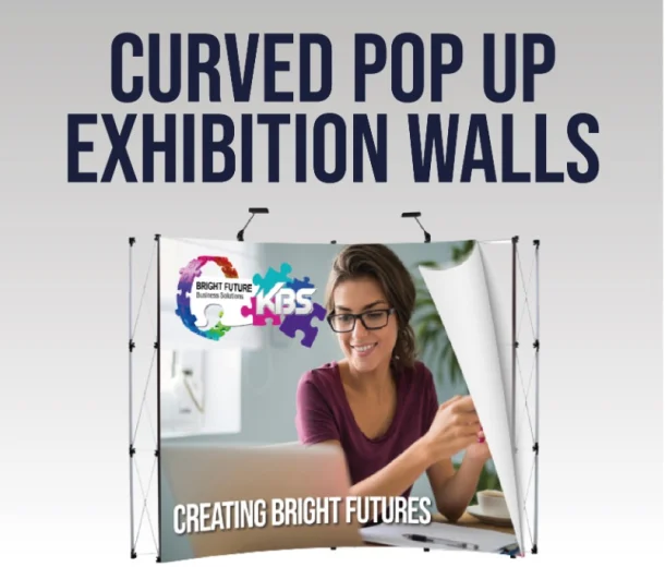 Curved Pop Up Exhibition Walls