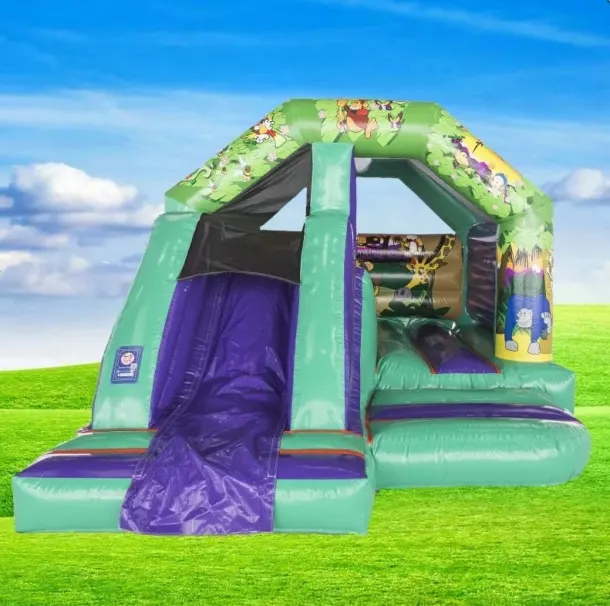 15 X 12 Jungle Combi With Slide Bouncy Castle
