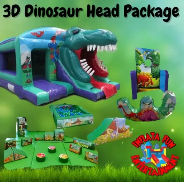 3d Dino Head Package