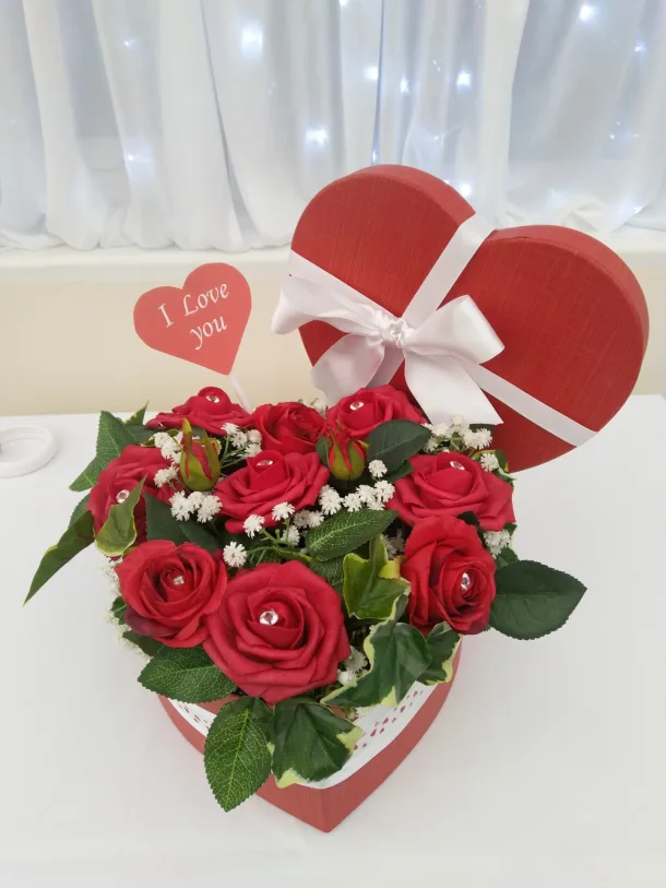 Heart Floral Box