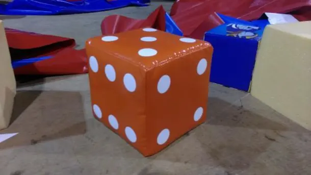 Orange Soft Play Dice