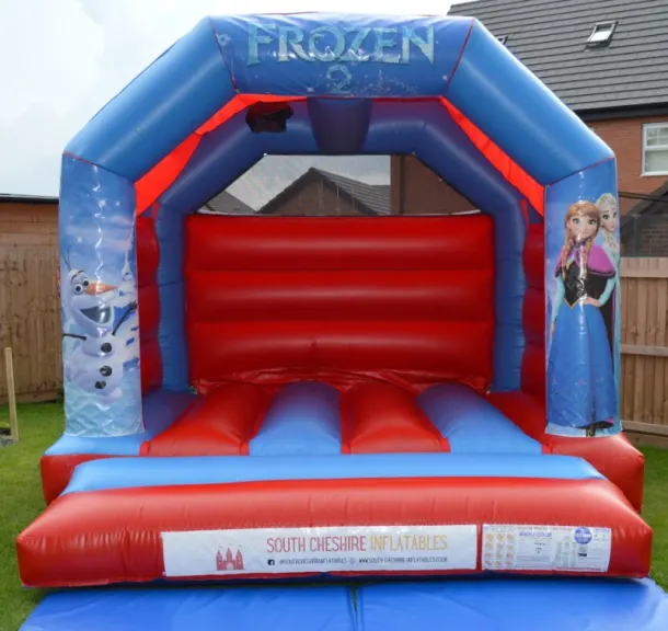 Frozen Castle 12ft X 12ft Blue And Red