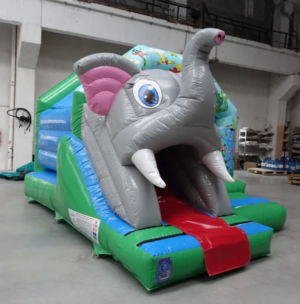 3d Elephant Combo Bouncy Castle Hire Liverpool