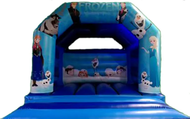 12x15ft Frozen Theme Bouncy Castle With Shower Cover