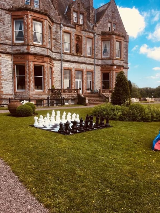 Giant Garden Chess Set