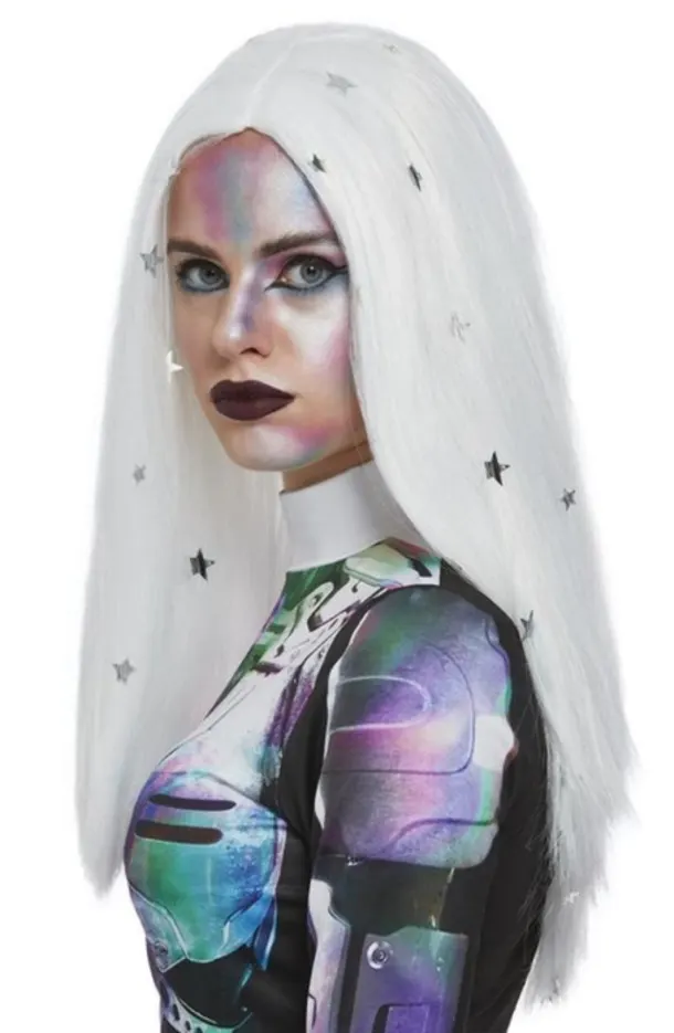 Cosmic Silver Wig