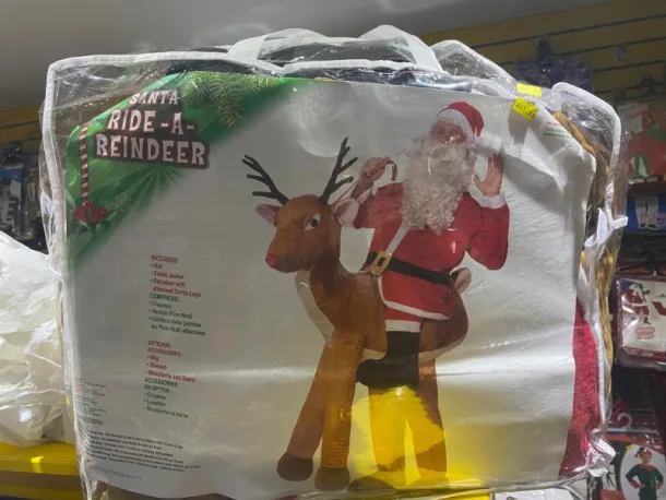 Santa Ride A Reindeer