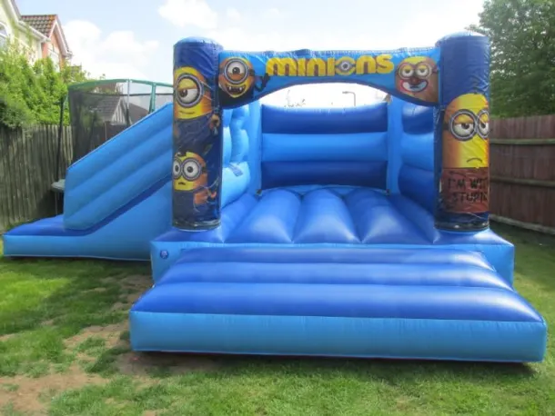 Blue Minion Bounce And Slide Bouncy Castle