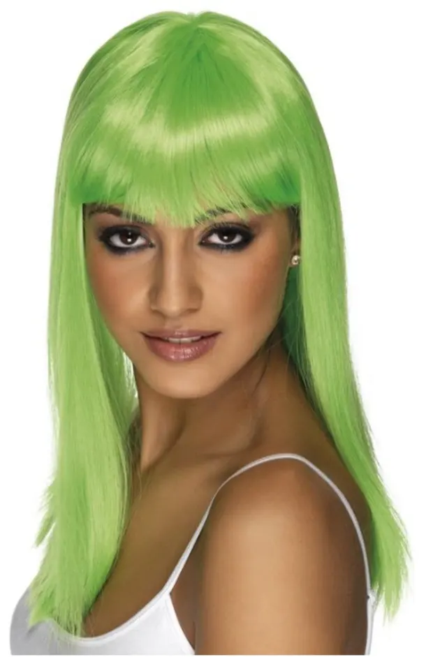 Glamourama Neon Green Wig