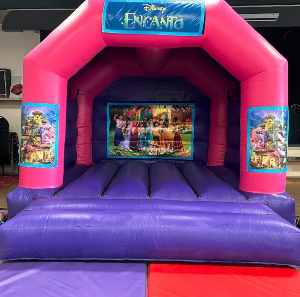 15ft X 12ft Pink And Purple Castle - Encanto Theme