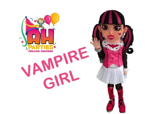 Vampire Girl Mascot