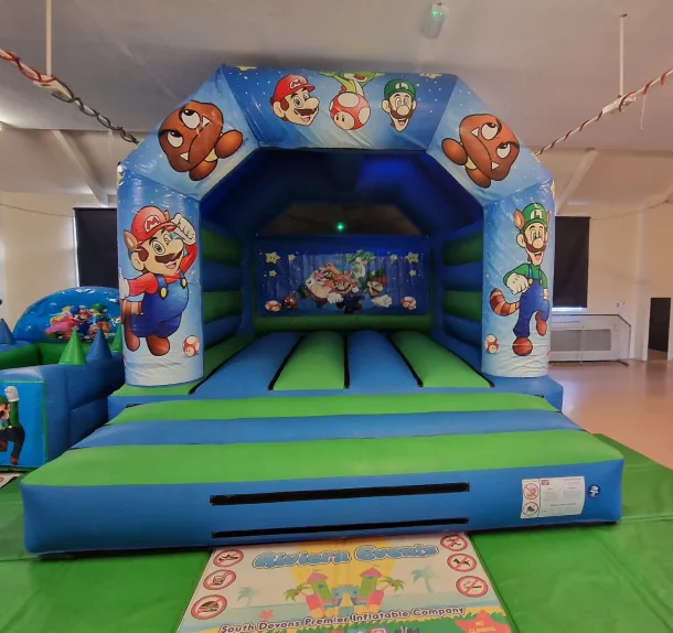 Mario Disco Bouncy Castle