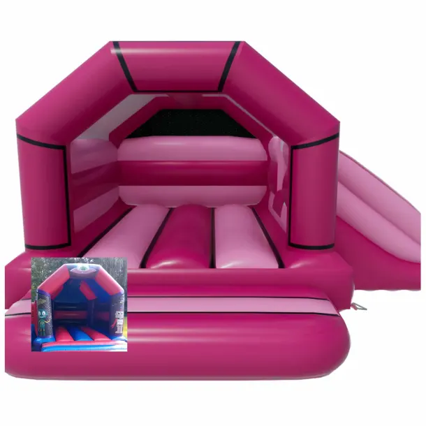 Pink Themed Side Slide - Robots