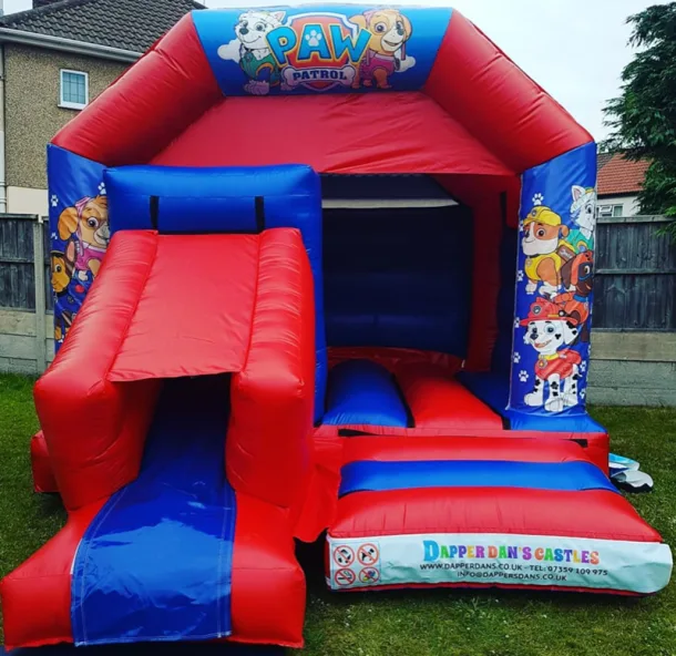 Paw Patrol Bouncy Castle With Slide