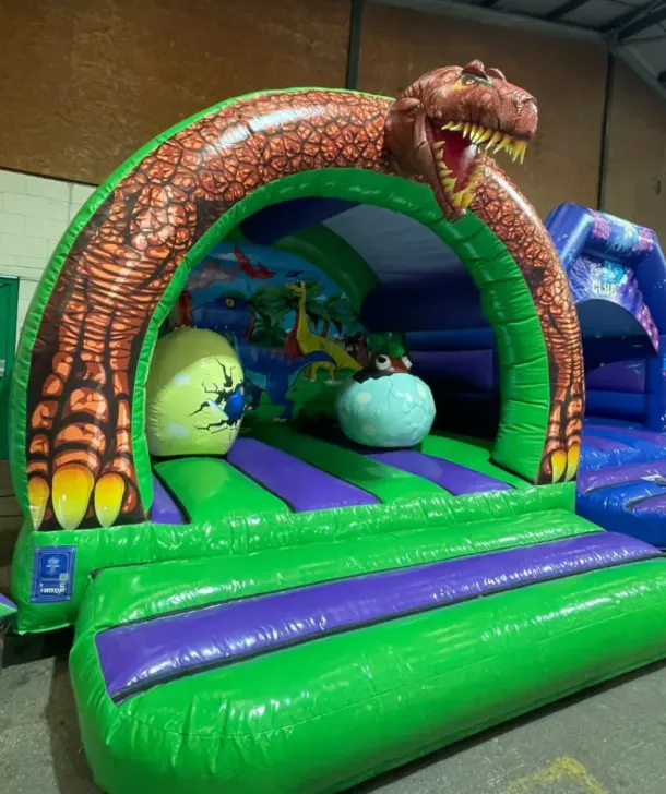 Dinosaur Bouncy Castle 3d