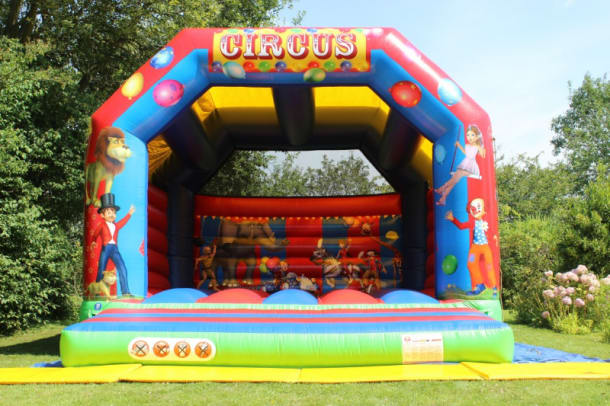 Adults Bouncy Castle (circus Theme)