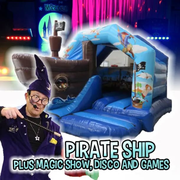 Pirate Ship And Magic Show Little Disco  Games - 2hr Package