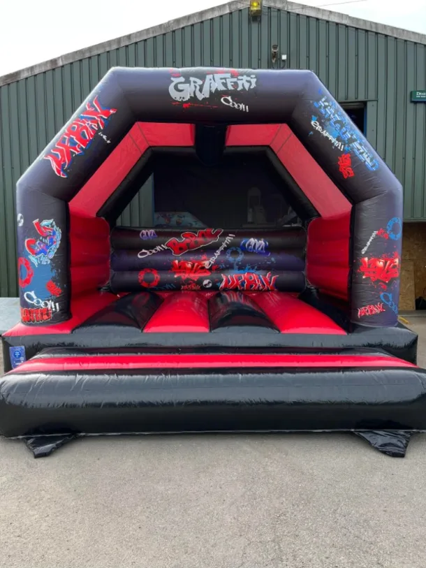 Graffiti Bouncy Castle