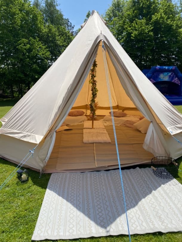 5m Bell Tent Hire - Overnight