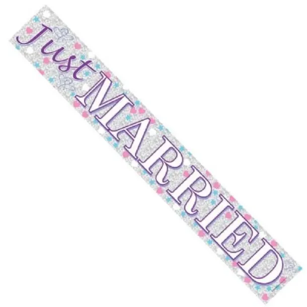 Just Married Banner