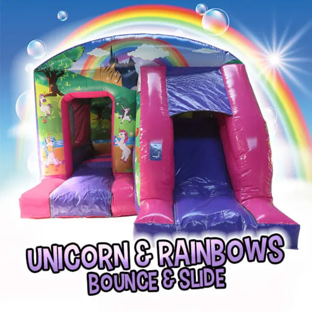 Unicorn Castle With Slide