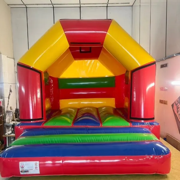 Multicoloured 14 X 12ft Disco Ready Bouncy Castle