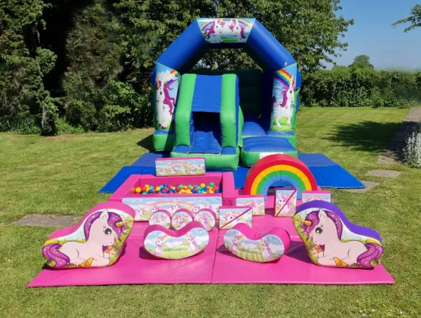 Unicorn Slide Combo 8 Years And Under Package