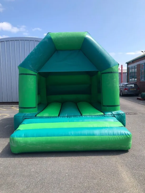 12ft X 14ft Shades Of Green Bouncy Castle