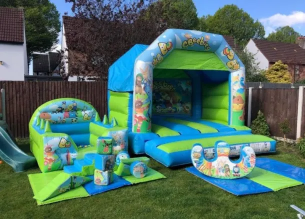 Cbeebies Bouncy Castle And Soft Play Package