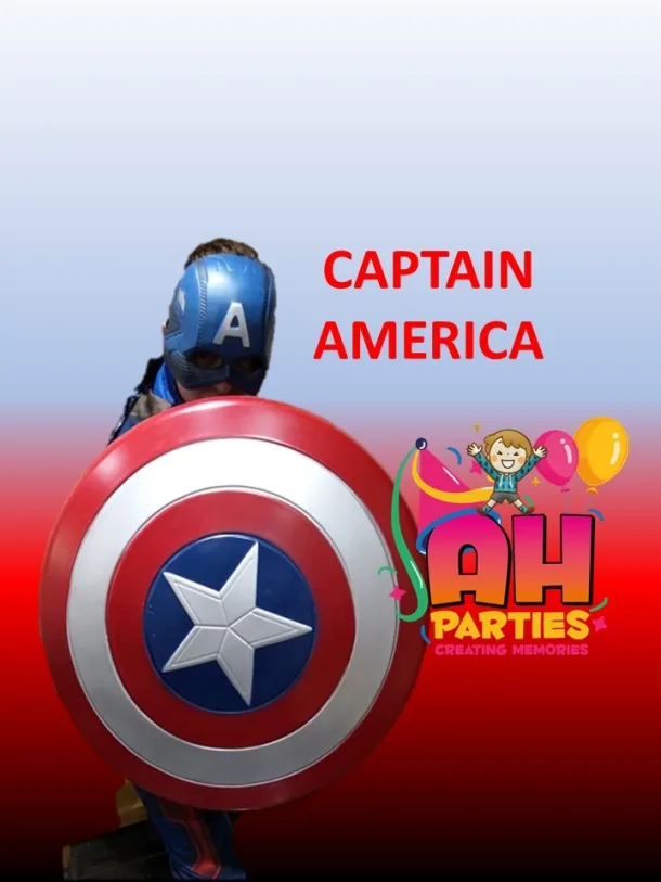 Captain America Mascot