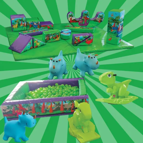 Dinosaur Soft Play And Ball Pool Package
