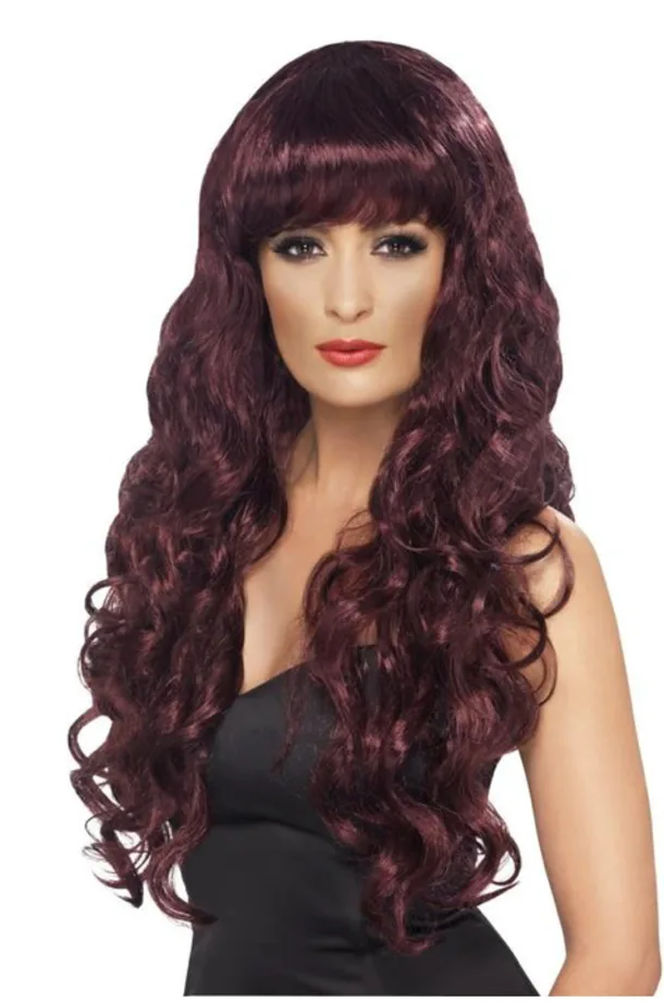 Siren Wig Maroon