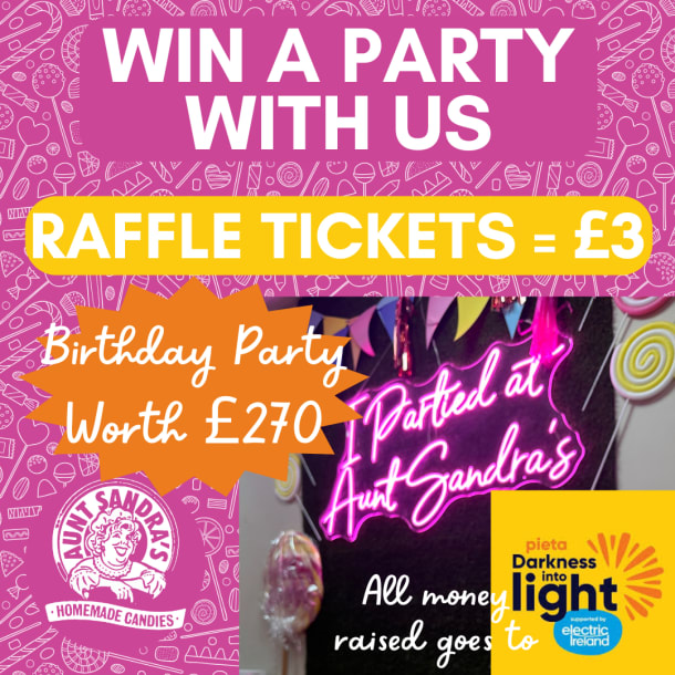 Pieta Darkness Into Light - Raffle Competition