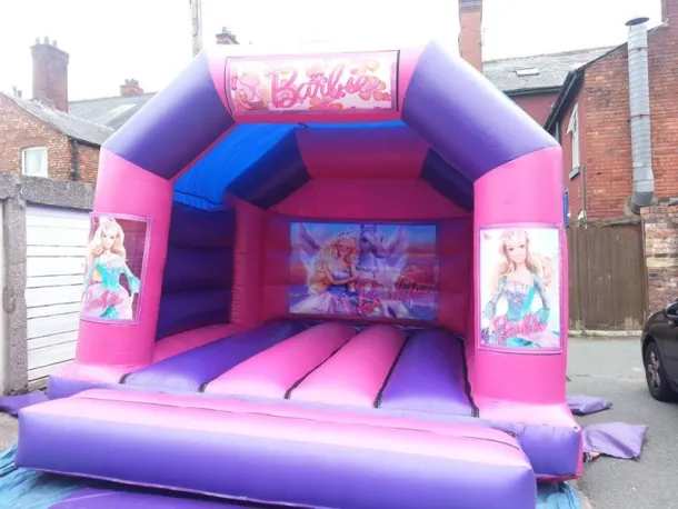 15ft X 12ft Pink And Purple Castle - Barbie Theme