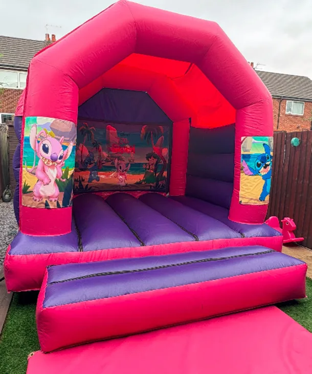 12ft X 12ft Pink And Purple - Lilo And Stitch Theme