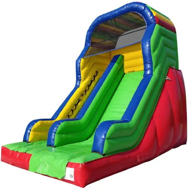 10ft Multicoloured Platform Slide