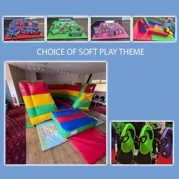 Low Height Bouncy Castle And Soft Play Package