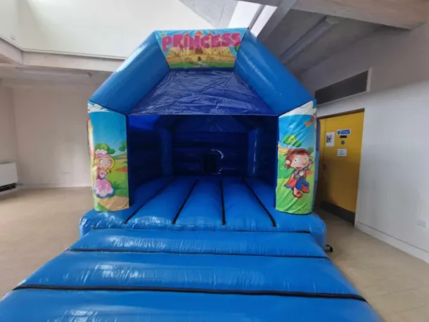 Blue Princess Bouncy Castle