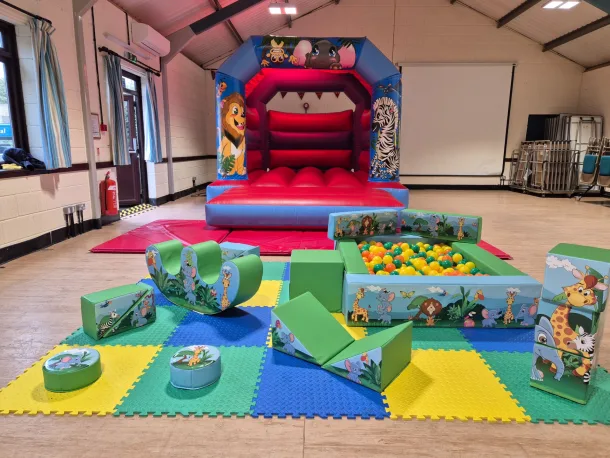 Jungle Castle And Soft Play Package