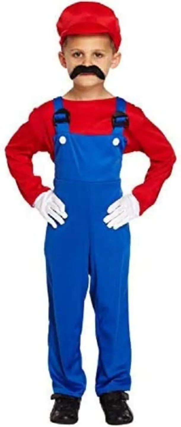 Mario Kids Fancy Dress Costume