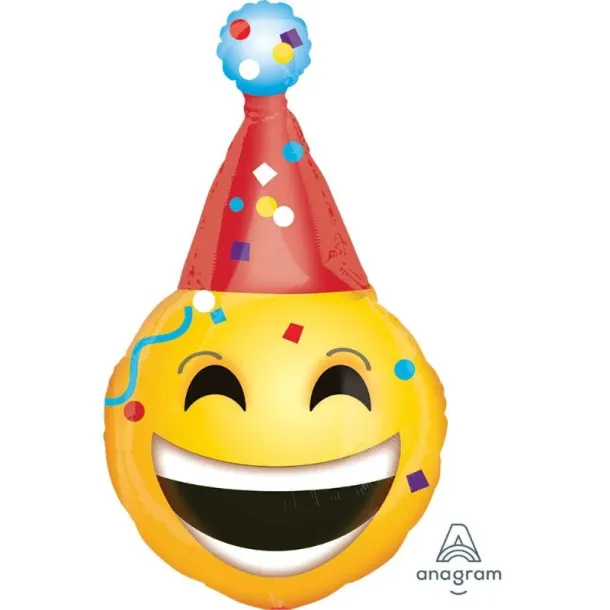 Emoticon Party Hat Supershape