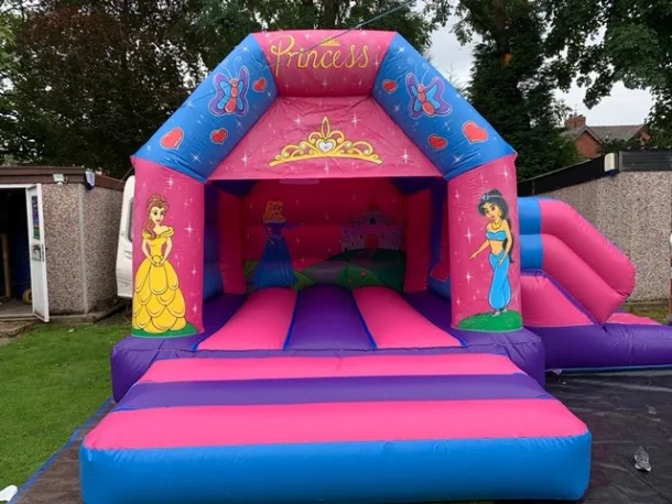 Princess Themed Combi Castle With Music And Lights