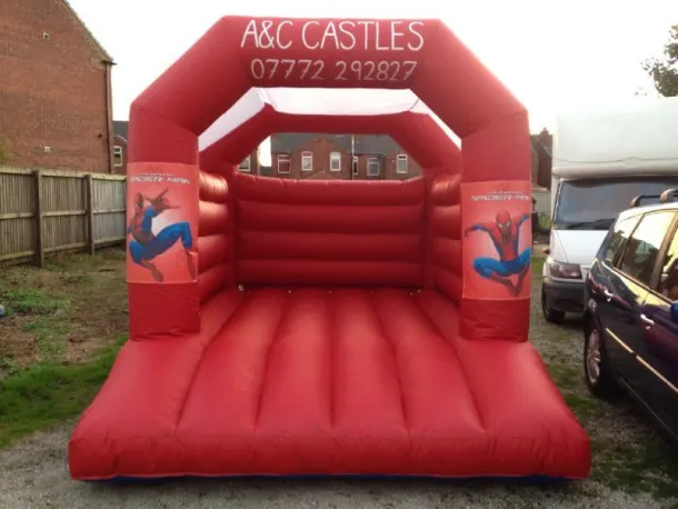 Small Spiderman Bouncy Castle