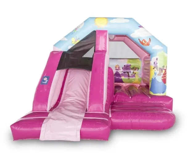 15 X 12 Princess Combi With Slide Bouncy Castle