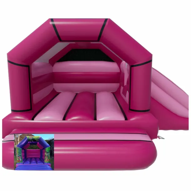 Pink Themed Side Slide - Woodland Animals