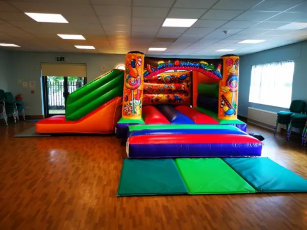 Lollipop Slide Bouncy Castle