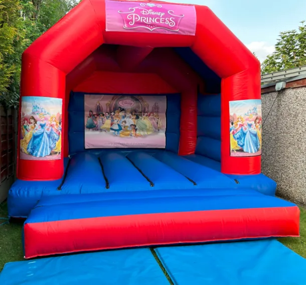 15ft X 12ft Blue And Red Castle - Disney Princess New Theme