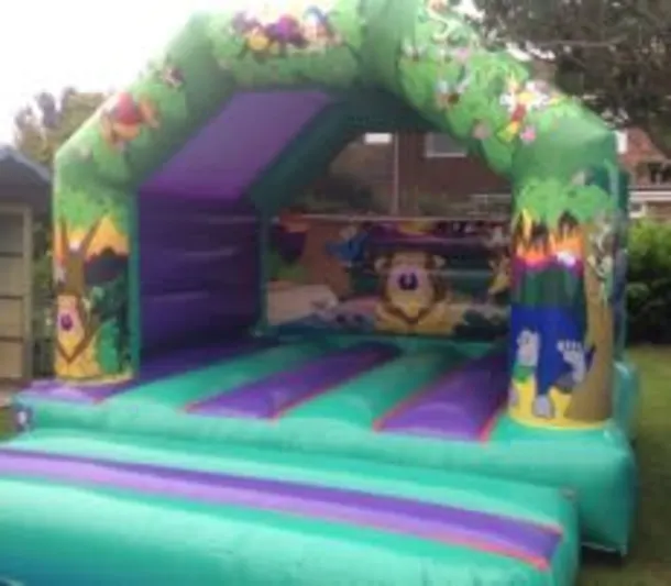 12x12 Jungle Theme Bouncy Castle