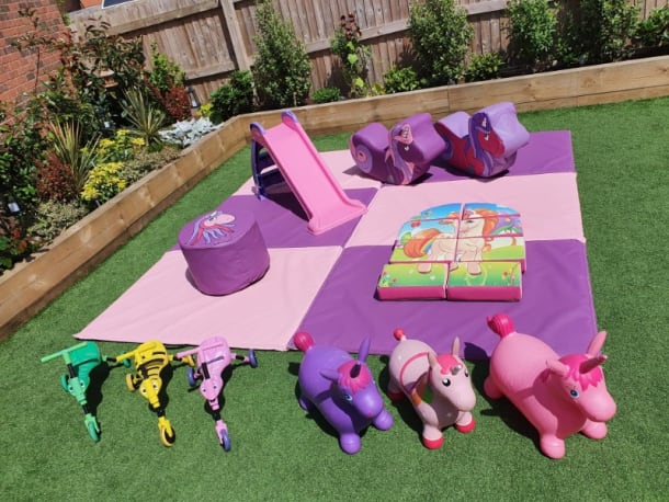 Unicorn Soft Play - Includes Mats No Frame