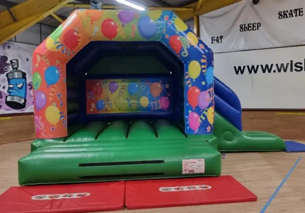 Balloons Slide Bouncy Castle